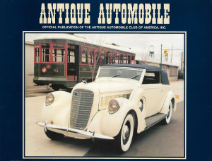 ANTIQUE AUTOMOBILE 2000 SEPT - '38 LINCOLN BRUNN VICTORIA, '10 PULLMAN